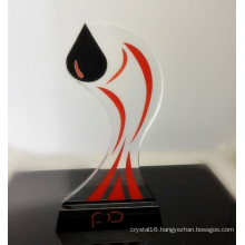 Water Drop and Tear Drop Shaped Crystal Awards and Trophies